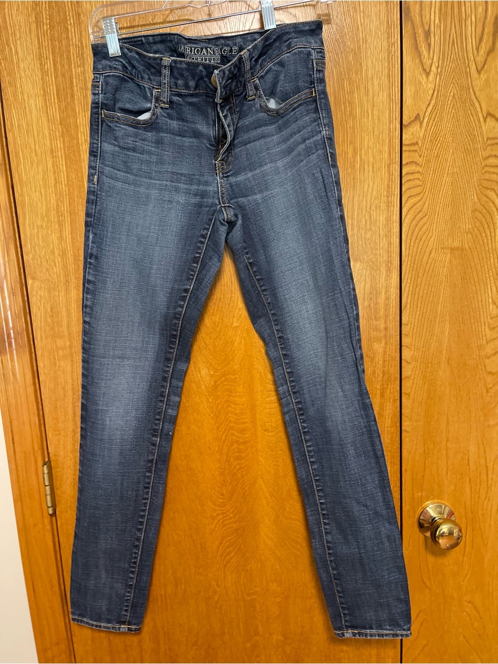 American Eagle Outfitters Women's Dark Indigo Skinny Jeans